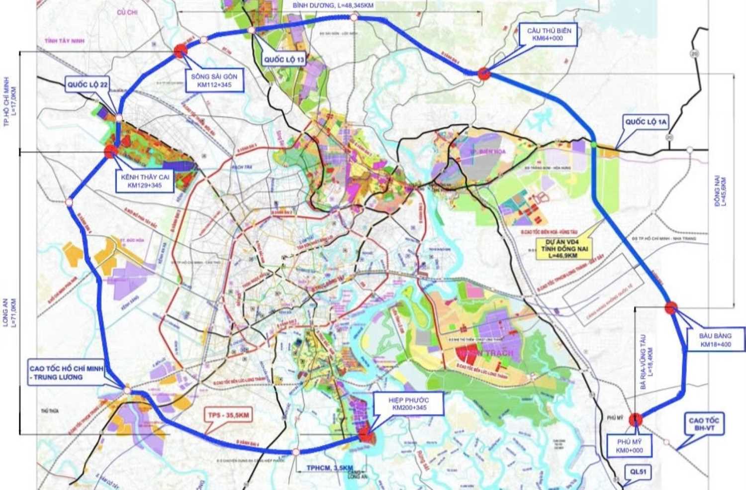 Hoàn thành đường Vành đai 4 TP.HCM cuối 2028